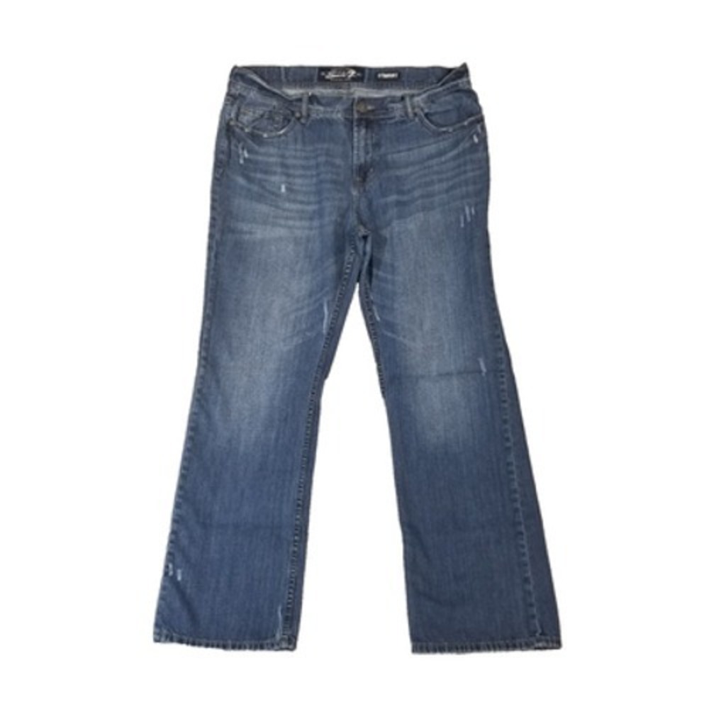 Seven7 Jeans men's 38x33 relaxed fit straight blue denim pants Y2K